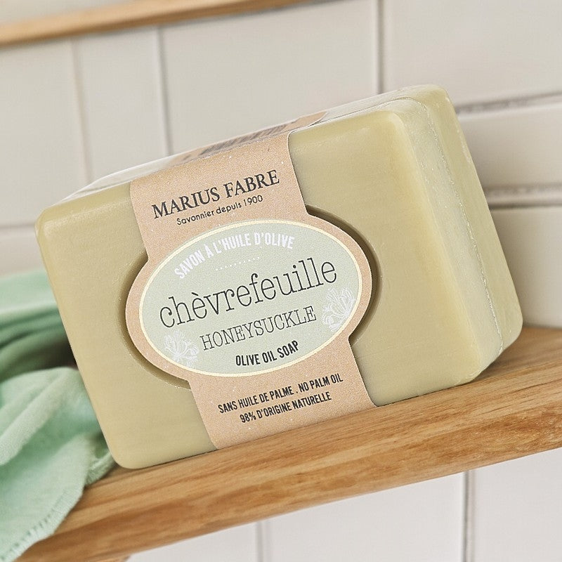 Savonnette a l huile d olive au chevrefeuille 100 g marius fabre 3