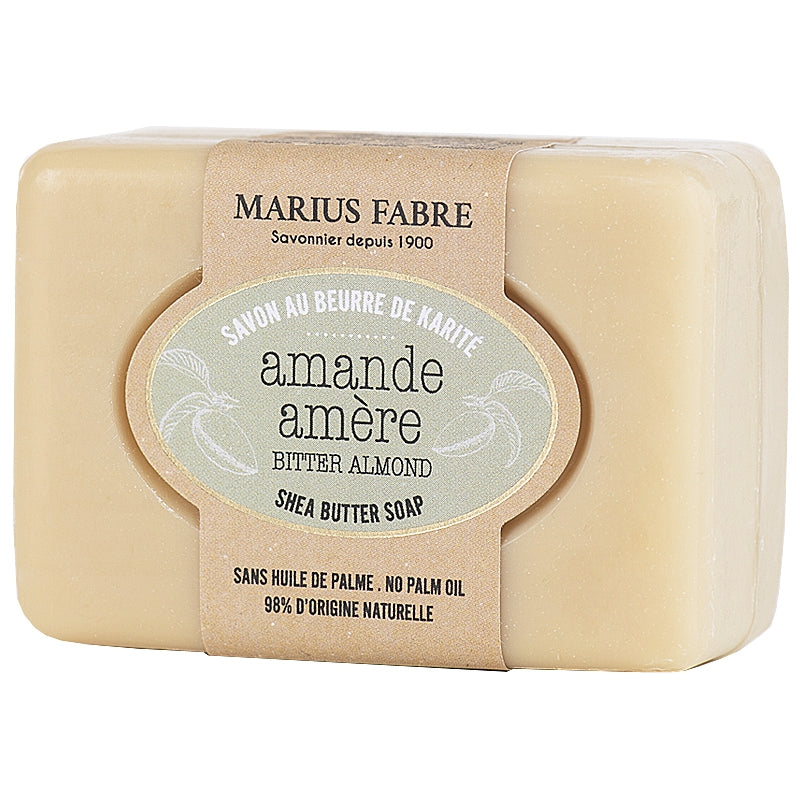 Savonnette au beurre de karite amande amere 100 g marius fabre