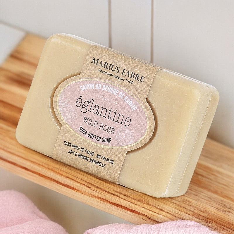 Savonnette au beurre de karite eglantine 100 g marius fabre 3