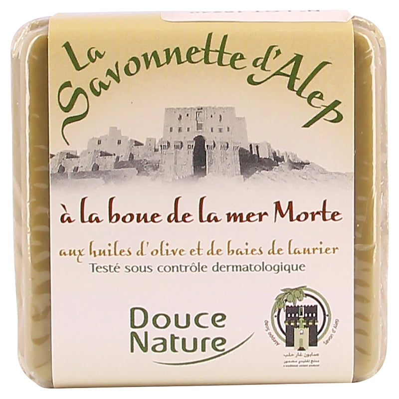 Savonnette d'Alep à la boue de la mer Morte - 100g - Douce Nature