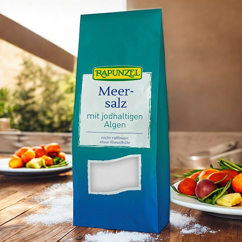 Sel de mer aux algues riches en iode BIO - 500g - Rapunzel