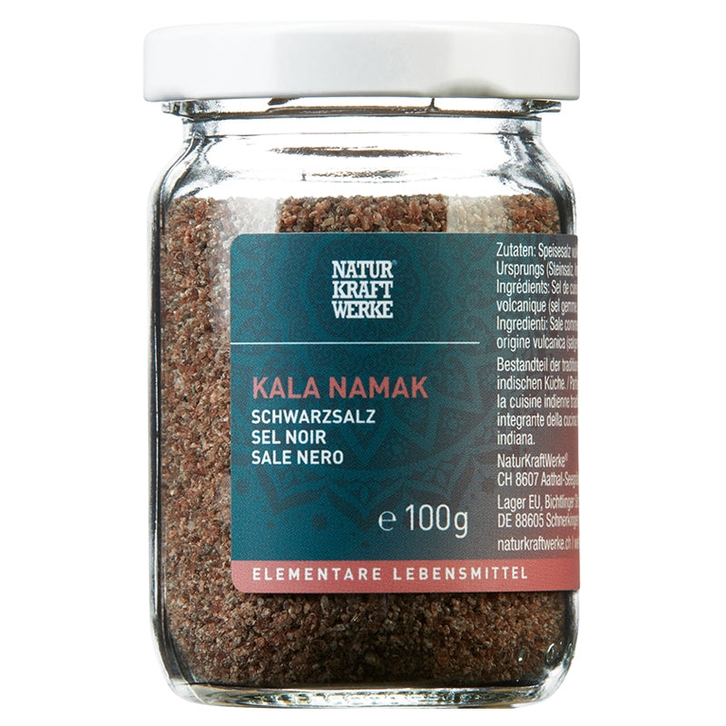 Schwarzes Salz „Kala Namak“ – 100g – NaturKraftWerke