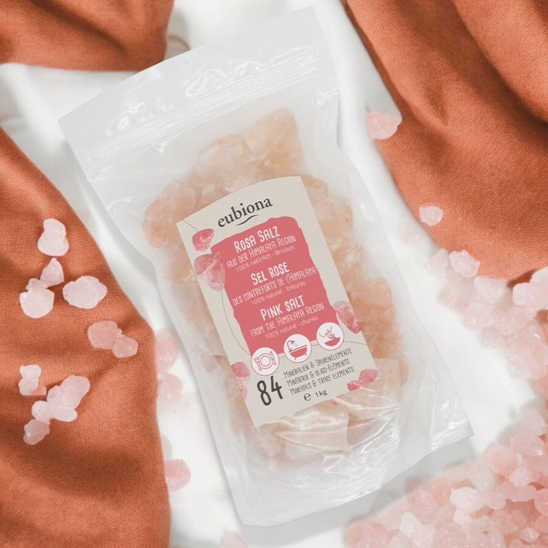 Himalaya-Salzflocken (rosa) – 1 kg – Eubiona