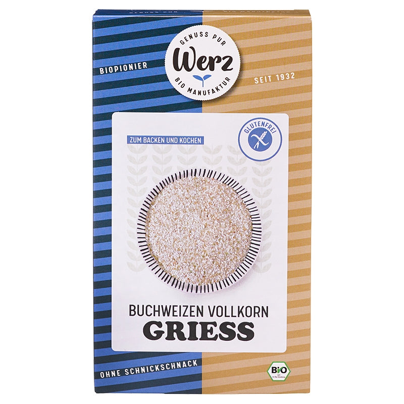 Bio-Vollkorn-Buchweizengrieß - 250 g - Werz