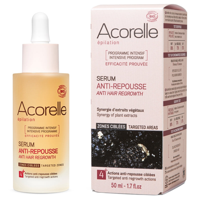 Bio-Serum mit schwarzem Trüffel zur gezielten Hemmung des Haarwachstums – 50 ml – Acorelle