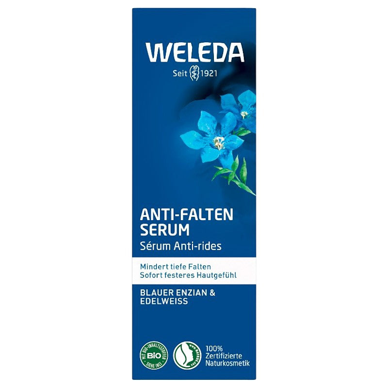 Weleda Anti-Falten-Serum mit Blauem Enzian &amp; Edelweiß (Bio) - 30 ml