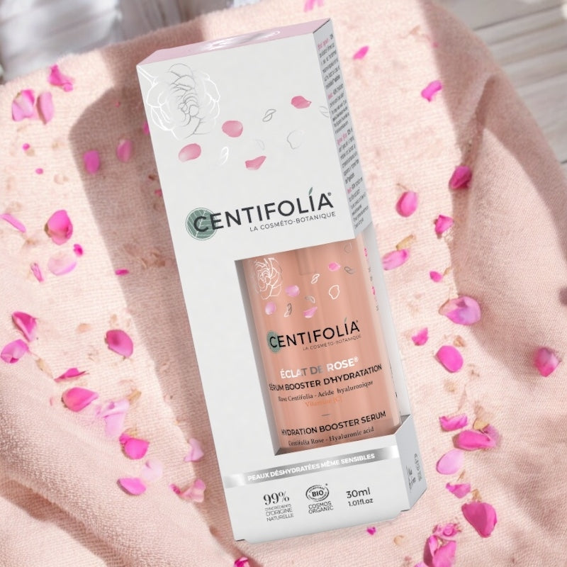 Sérum booster d'hydratation BIO rose & vitamine C - 30ml - Centifolia