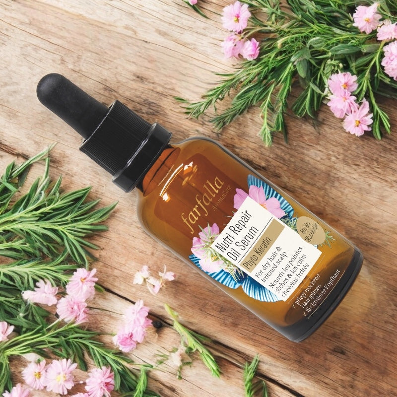 Sérum huileux Nutri Repair BIO phyto kératine - 50ml - Farfalla