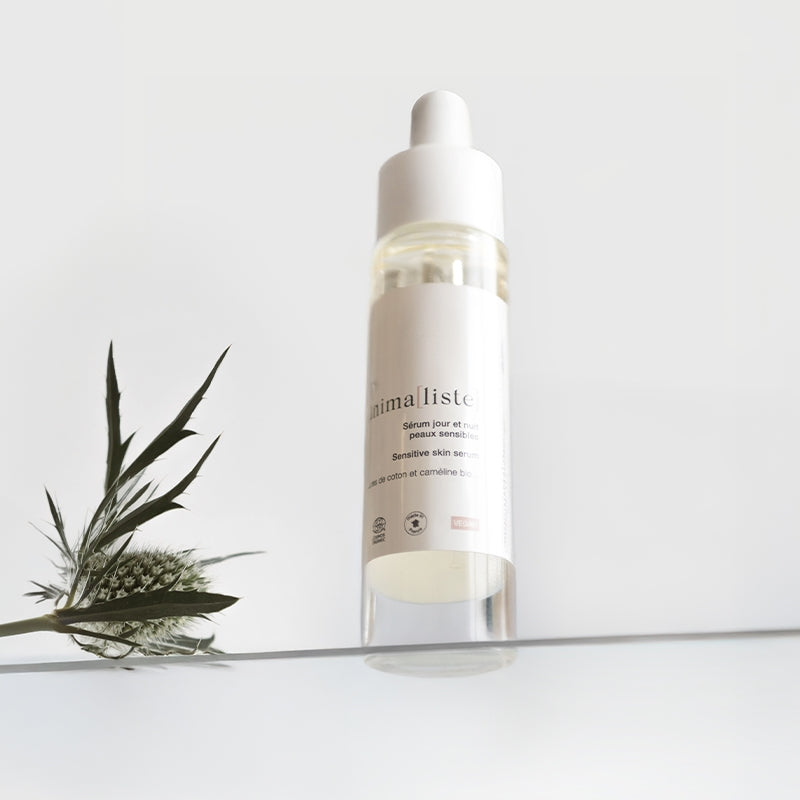 Bio-Baumwoll-Serum für Tag und Nacht, geeignet für empfindliche Haut – 30 ml – Minimalistisch