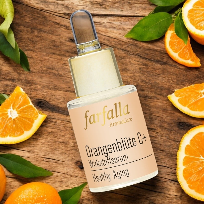 Ultra-reichhaltiges Bio-Lifting-Serum mit Orangenblüte C+ - 15 ml - Farfalla