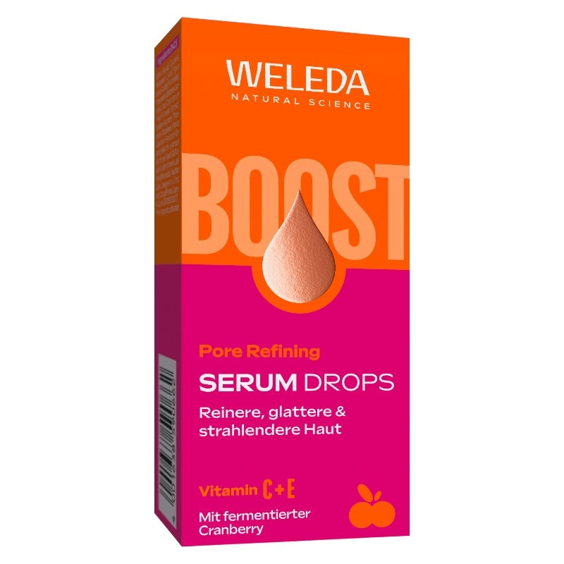 Bio-Cranberry- und Vitamin-Serum zur Porenverfeinerung – 30 ml – Weleda