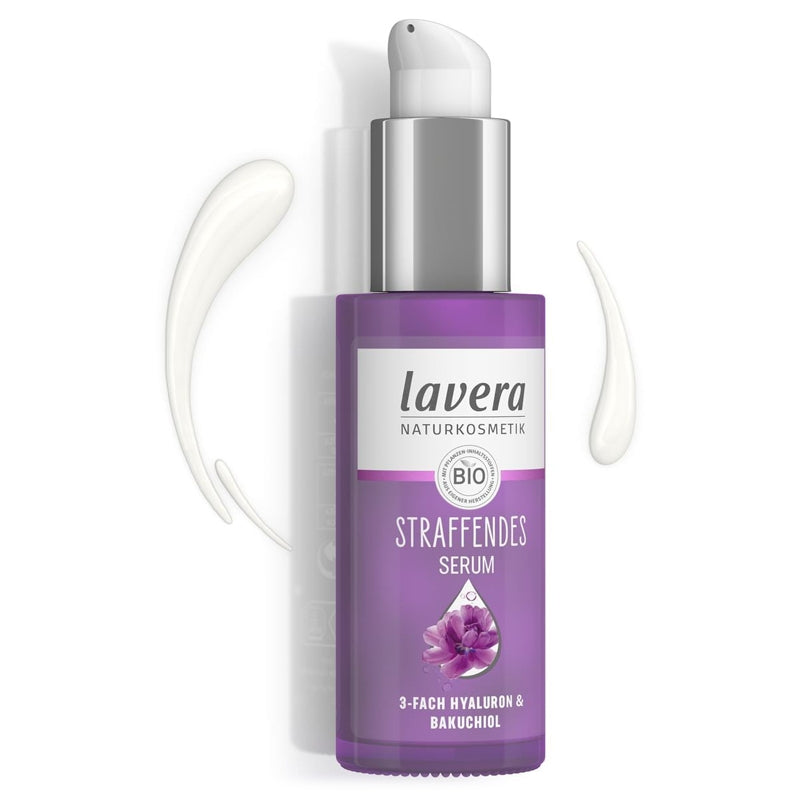 Bio-Straffungsserum mit Hyaluronsäure und Bakuchiol – 30 ml – Lavera