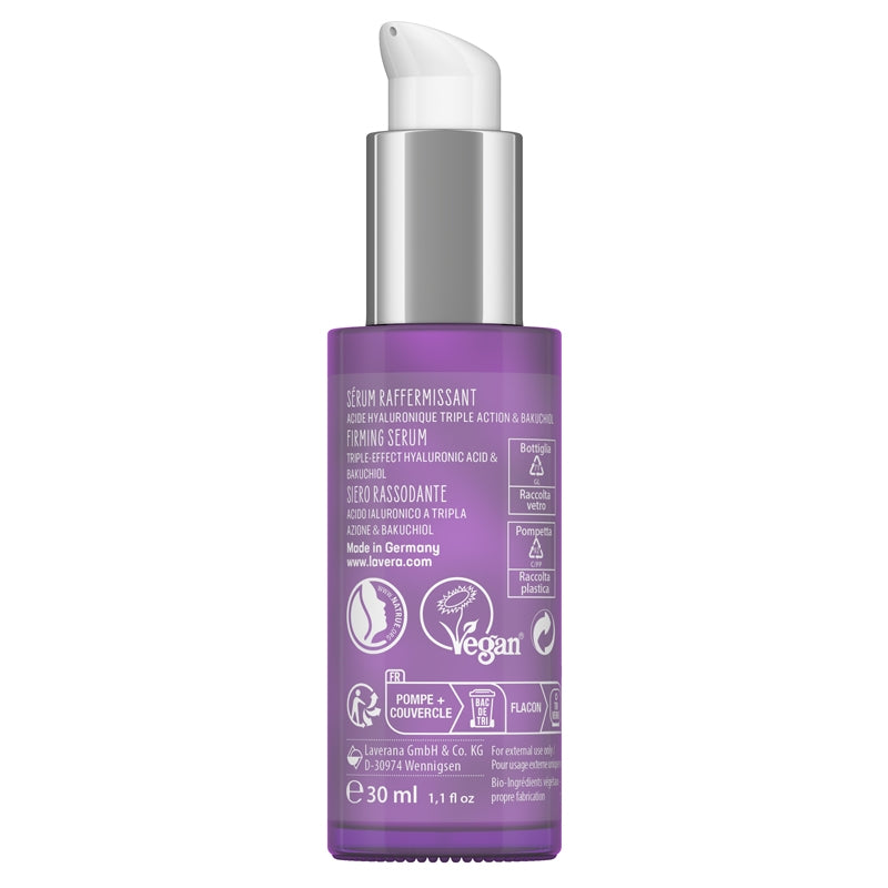 Bio-Straffungsserum mit Hyaluronsäure und Bakuchiol – 30 ml – Lavera