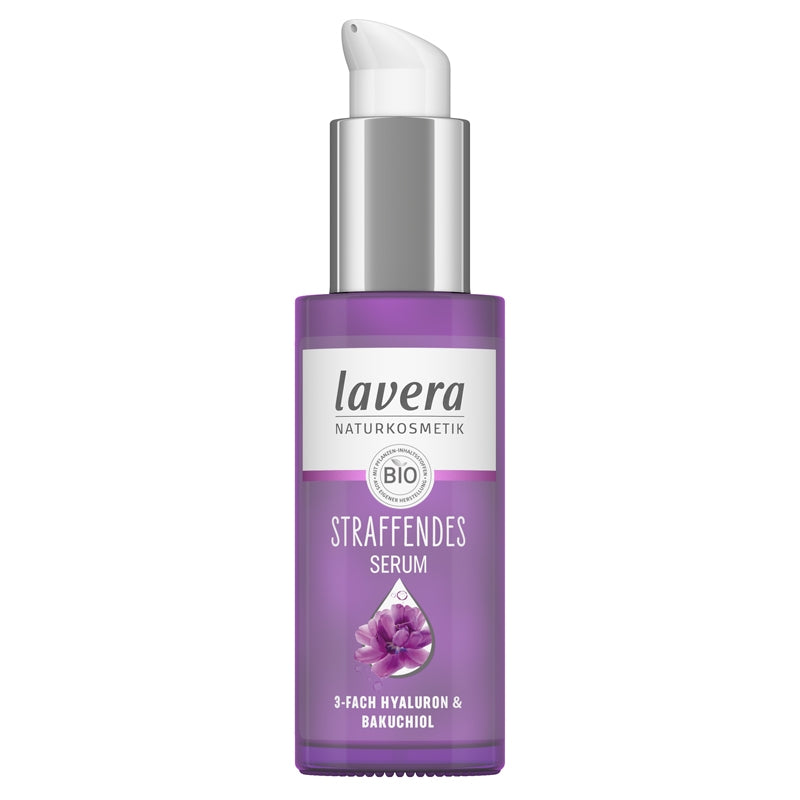 Bio-Straffungsserum mit Hyaluronsäure und Bakuchiol – 30 ml – Lavera