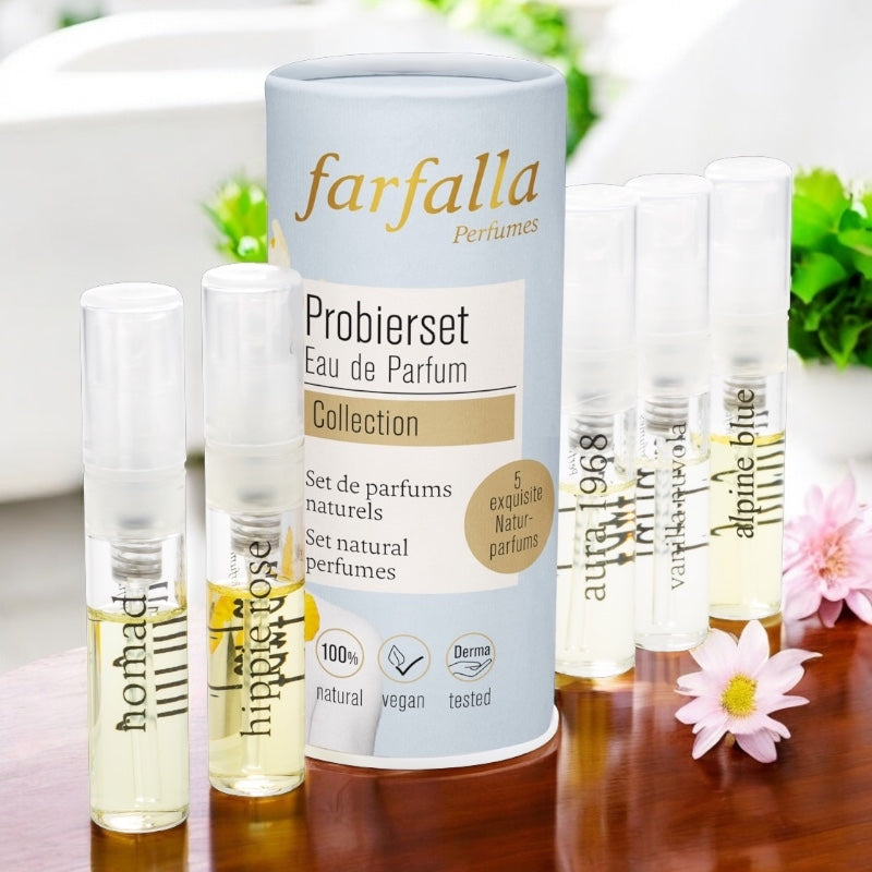 Natürliches Parfüm-Set – 5 x 2 ml – Farfalla