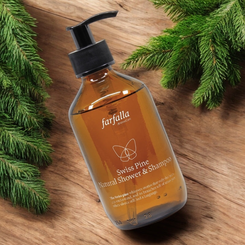 Shampoing-douche homme BIO pin - 250ml - Farfalla