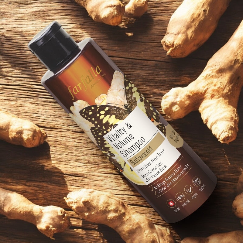 Vitality &amp; Volume Shampoo mit Bio-Bioflavonoiden - 200 ml - Farfalla