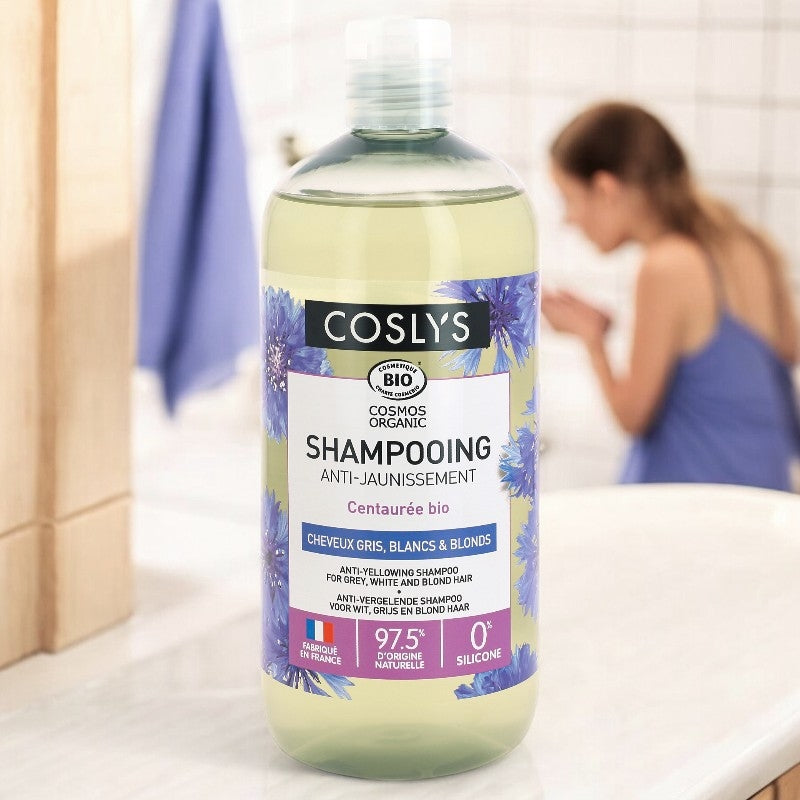 Bio-Shampoo gegen Vergilbung mit Tausendgüldenkraut - 500 ml - Coslys