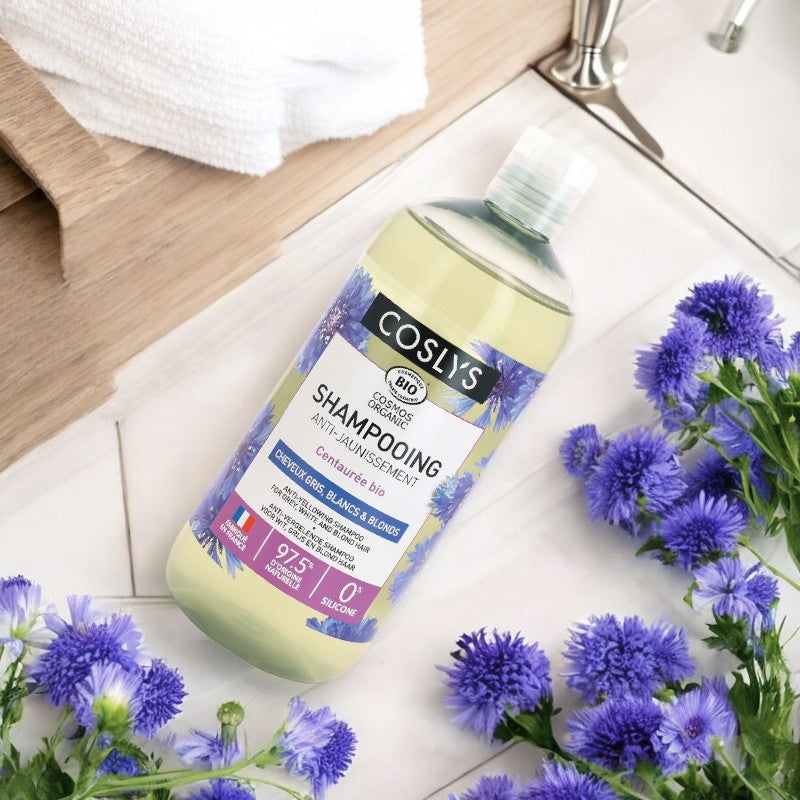 Bio-Shampoo gegen Vergilbung mit Tausendgüldenkraut - 500 ml - Coslys
