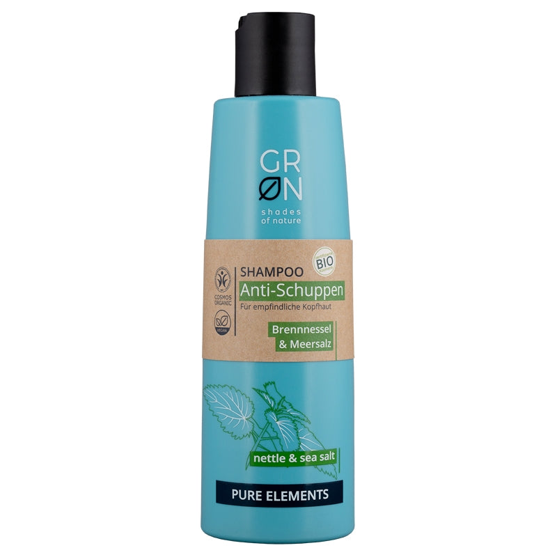 Shampooing anti-pelliculaire BIO ortie & sel marin - 250ml - GRN