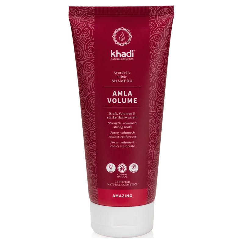 Ayurvedisches Shampoo für Volumen und natürliche Stärke mit Amla - 200 ml - Khadi