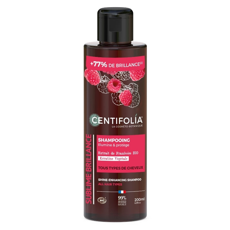 Bio-Himbeer-Glanz-Shampoo – 200 ml – Centifolia