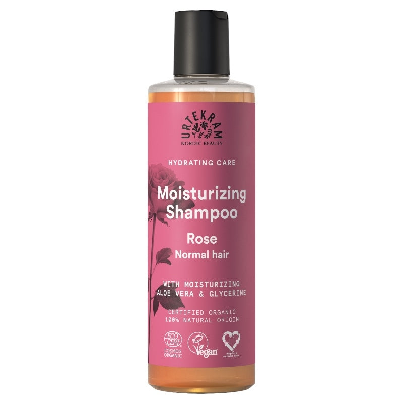 Shampooing cheveux normaux BIO rose - 250ml - Urtekram