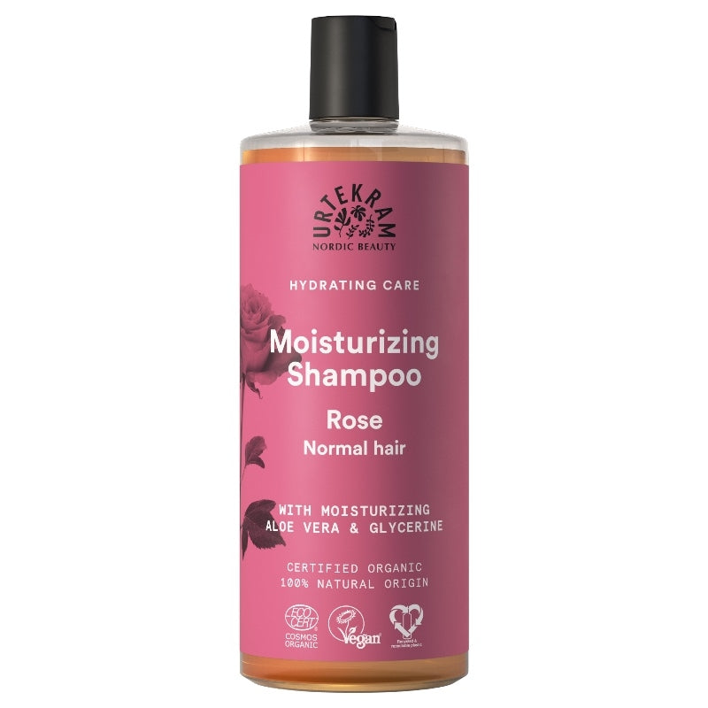 Shampooing cheveux normaux BIO rose - 500ml - Urtekram