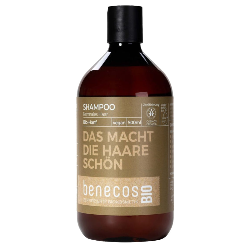 Bio-Hanfshampoo für normales Haar – 500 ml – Benecos