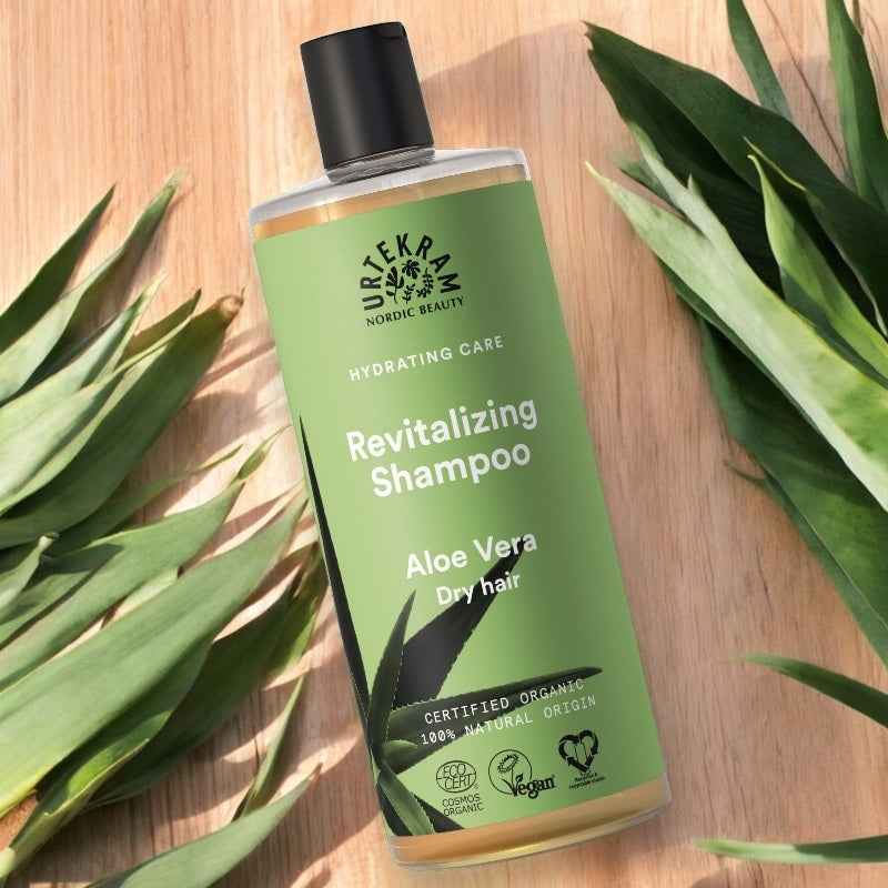 Bio-Aloe-Vera-Shampoo für trockenes Haar – 500 ml – Urtekram