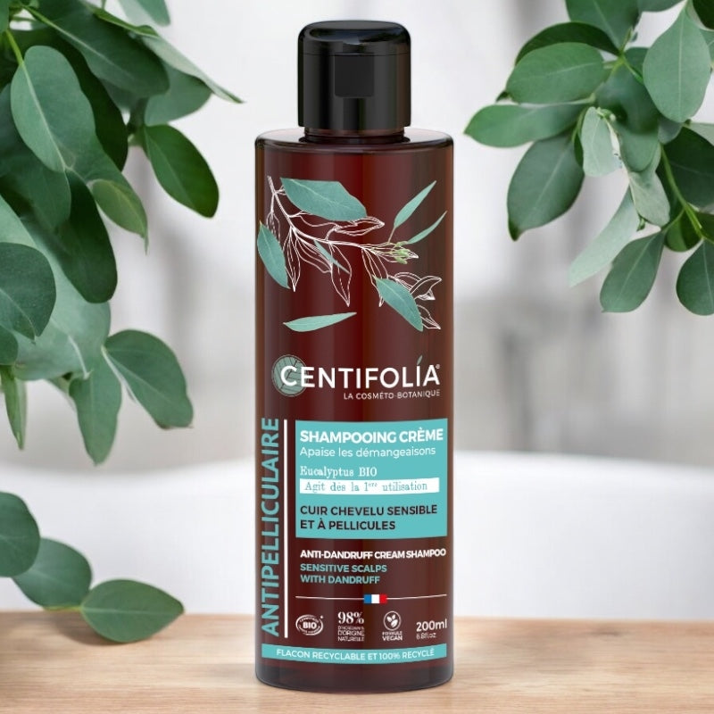 Shampooing crème antipelliculaire BIO eucalyptus - 200ml - Centifolia
