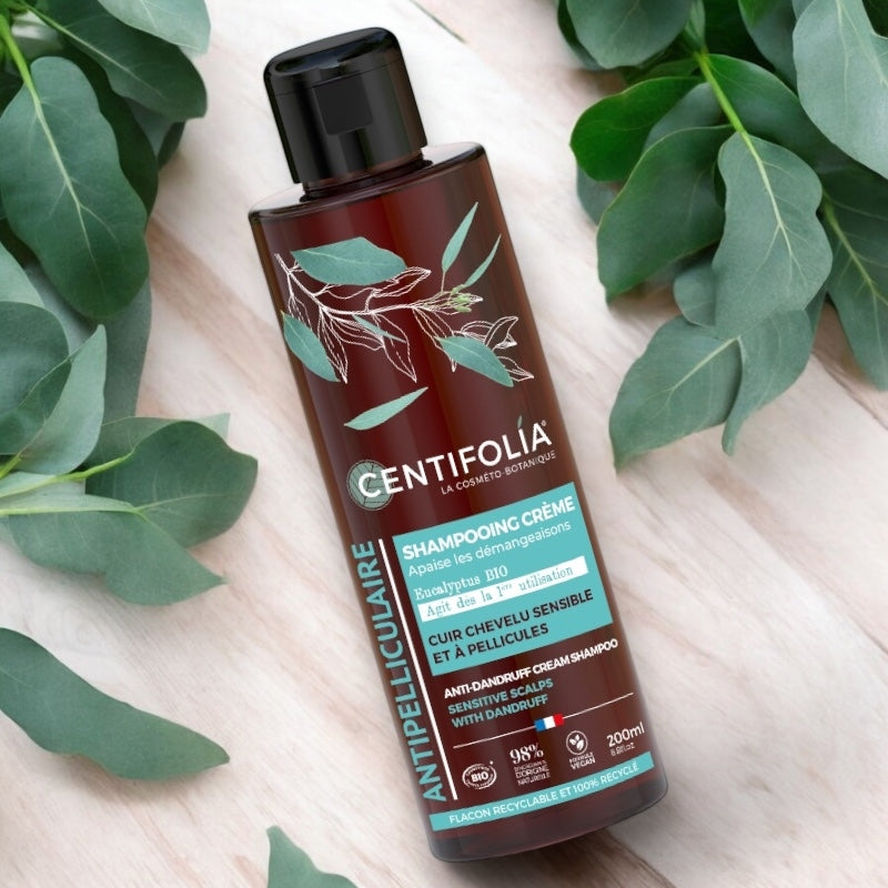 Shampooing crème antipelliculaire BIO eucalyptus - 200ml - Centifolia