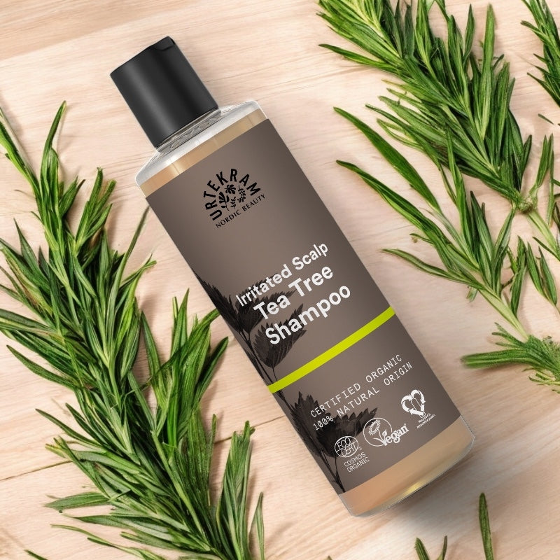 Bio-Teebaum-Shampoo für gereizte Kopfhaut – 250 ml – Urtekram