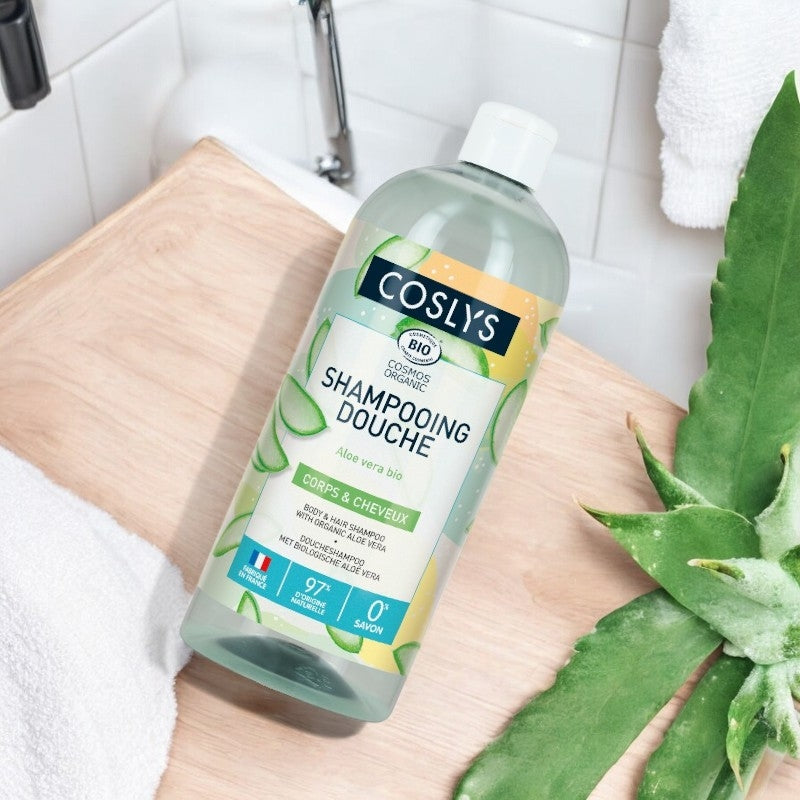 Shampooing douche BIO aloe vera - 1l - Coslys