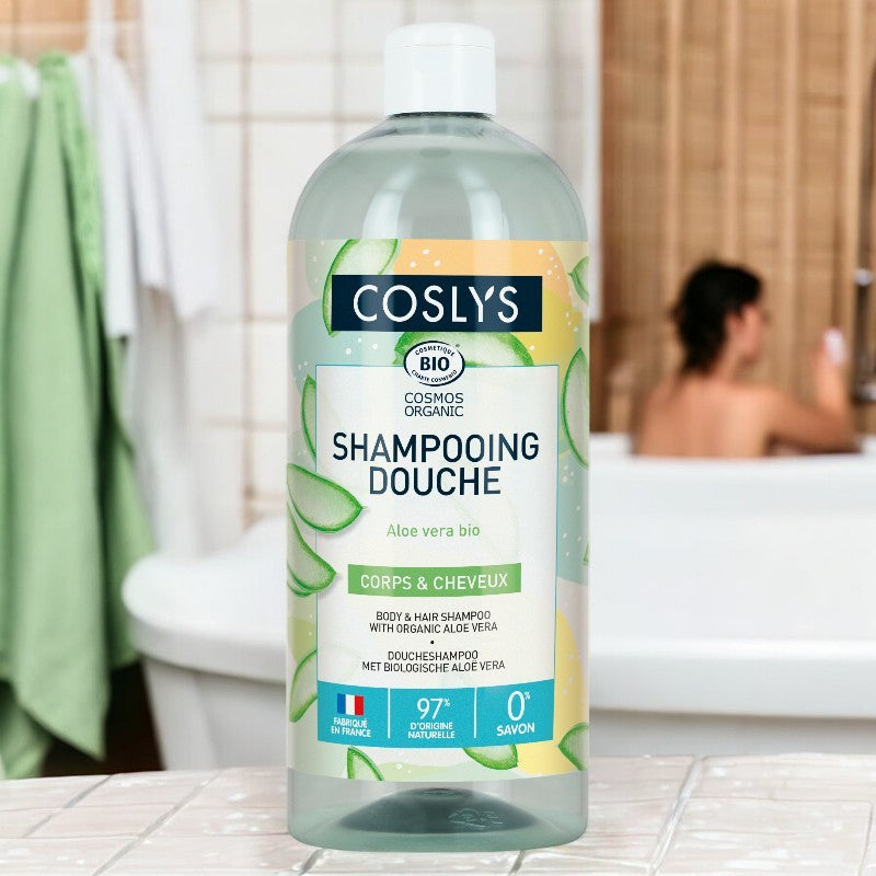 Shampooing douche BIO aloe vera - 1l - Coslys