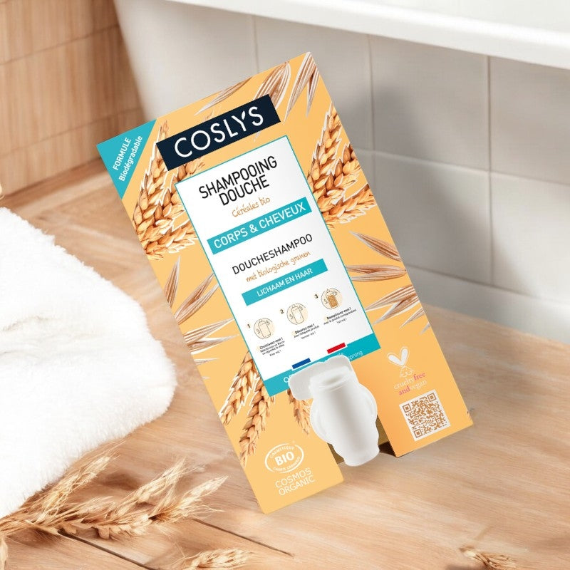 Shampooing douche BIO céréales - 10kg - Coslys