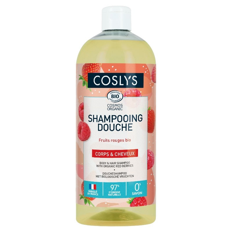 Shampooing douche BIO fruits rouges - 1l - Coslys