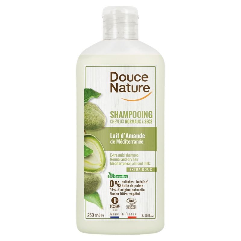 Sanftes Bio-Mandelmilch-Shampoo – 250 ml – Douce Nature