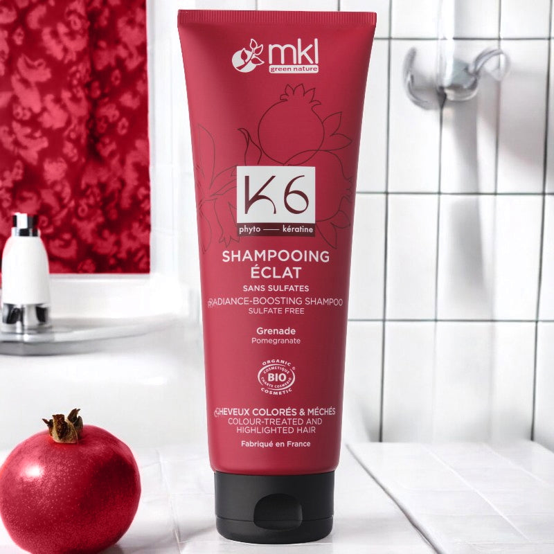 Shampooing éclat BIO grenade - 250ml - MKL Green Nature