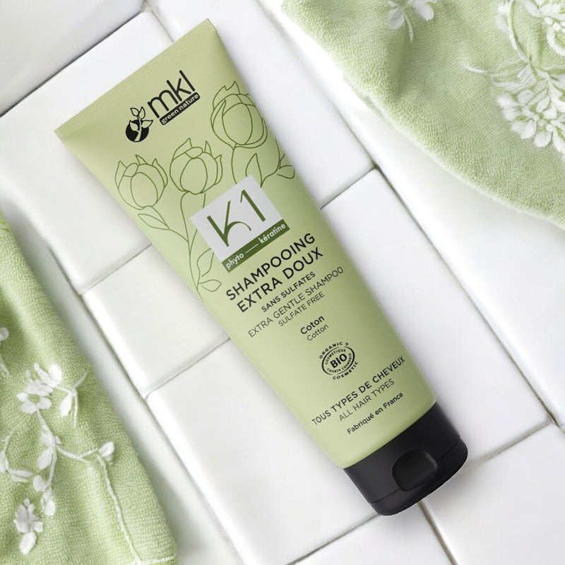 Shampooing extra doux bio coton 250 ml mkl green nature 3