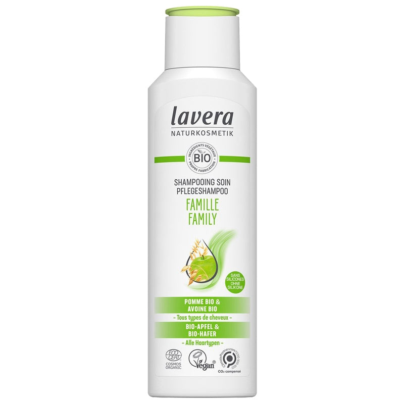 Shampooing famille BIO pomme & avoine - 250ml - Lavera