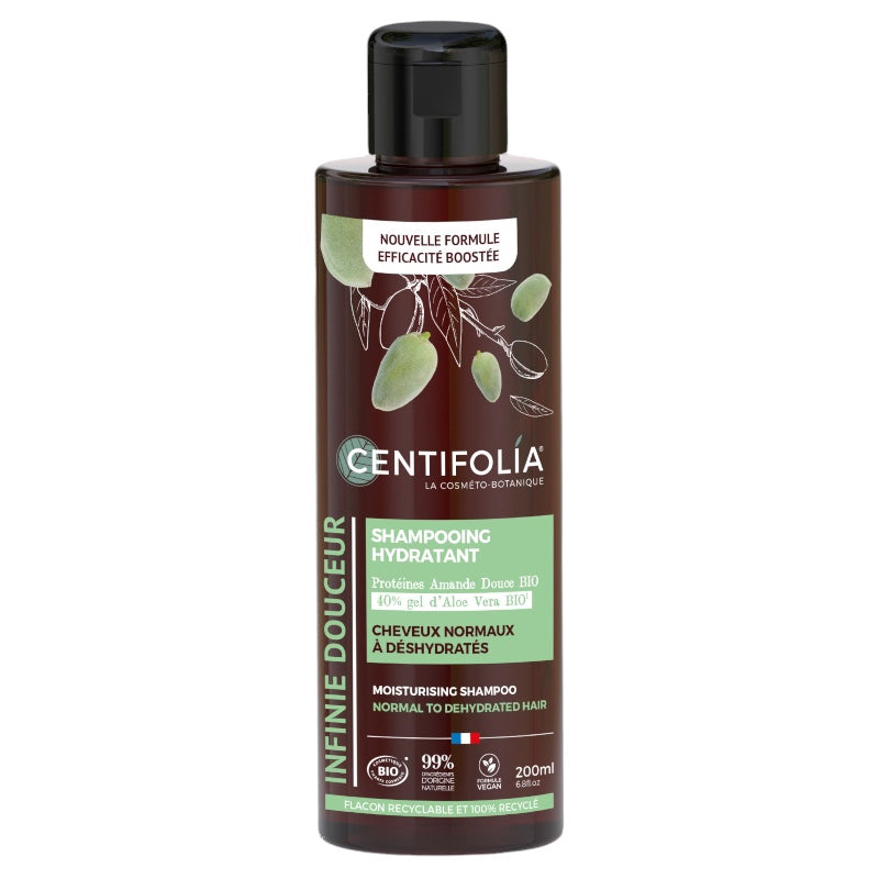 Shampooing hydratant BIO amande & aloe vera - 200ml - Centifolia