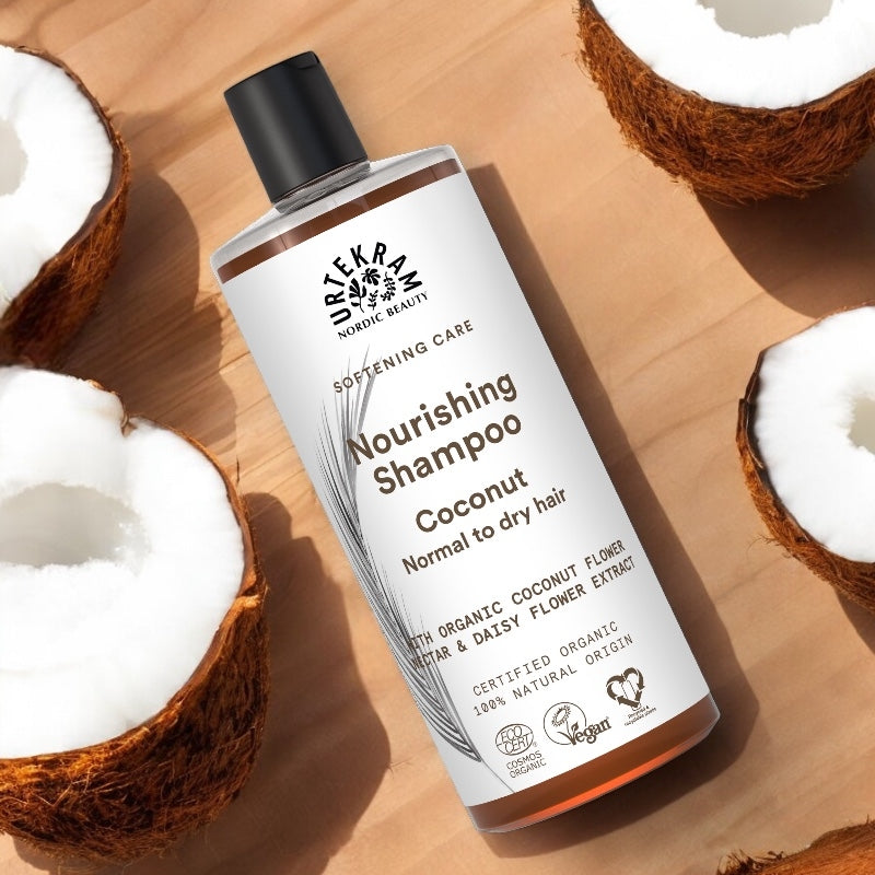 Shampooing hydratant cheveux normaux BIO noix de coco - 500ml - Urtekram