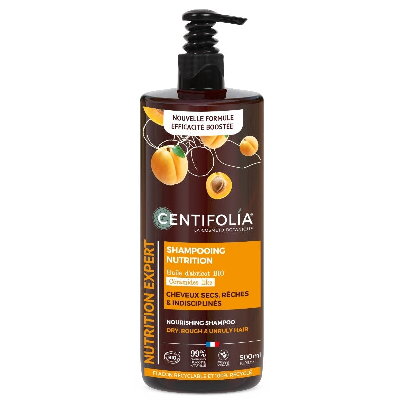 Shampooing nutrition BIO abricot & céramides like - 500ml - Centifolia