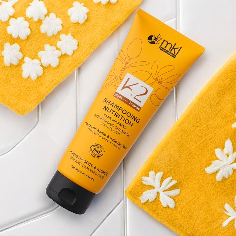 Pflegendes Bio-Shampoo mit Sheabutter und Kokosöl – 250 ml – MKL Green Nature