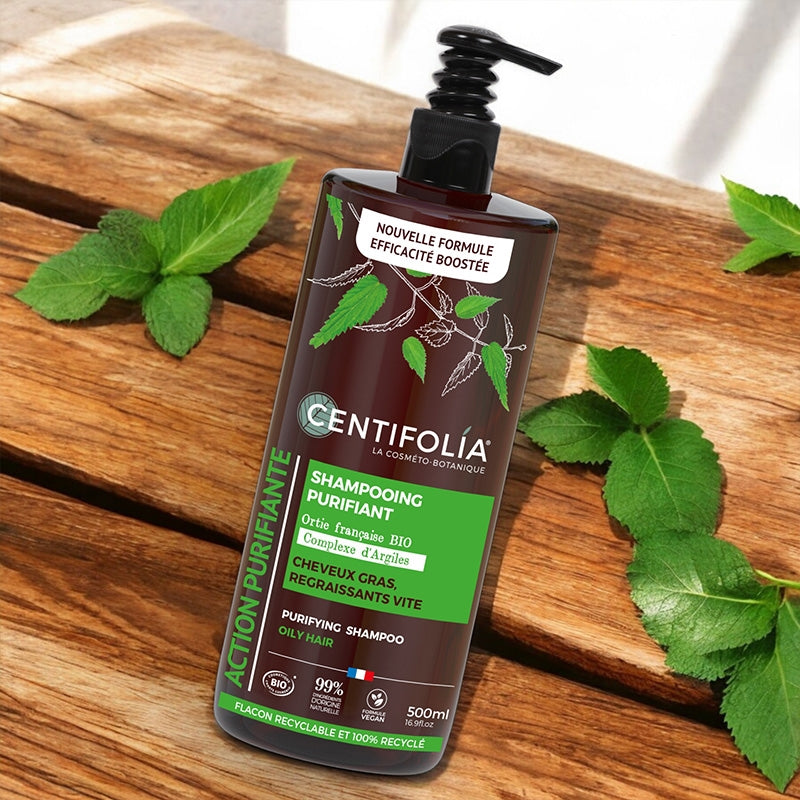 Bio-Reinigungsshampoo mit Tonerde und Brennnessel – 500 ml – Centifolia