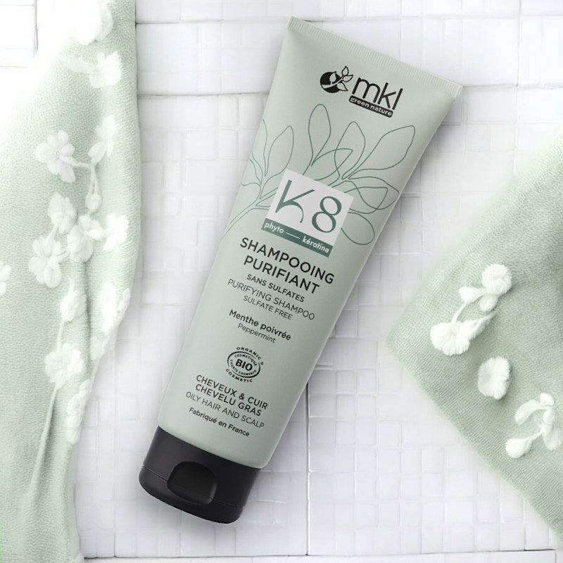 Shampooing purifiant BIO menthe poivrée - 250ml - MKL Green Nature