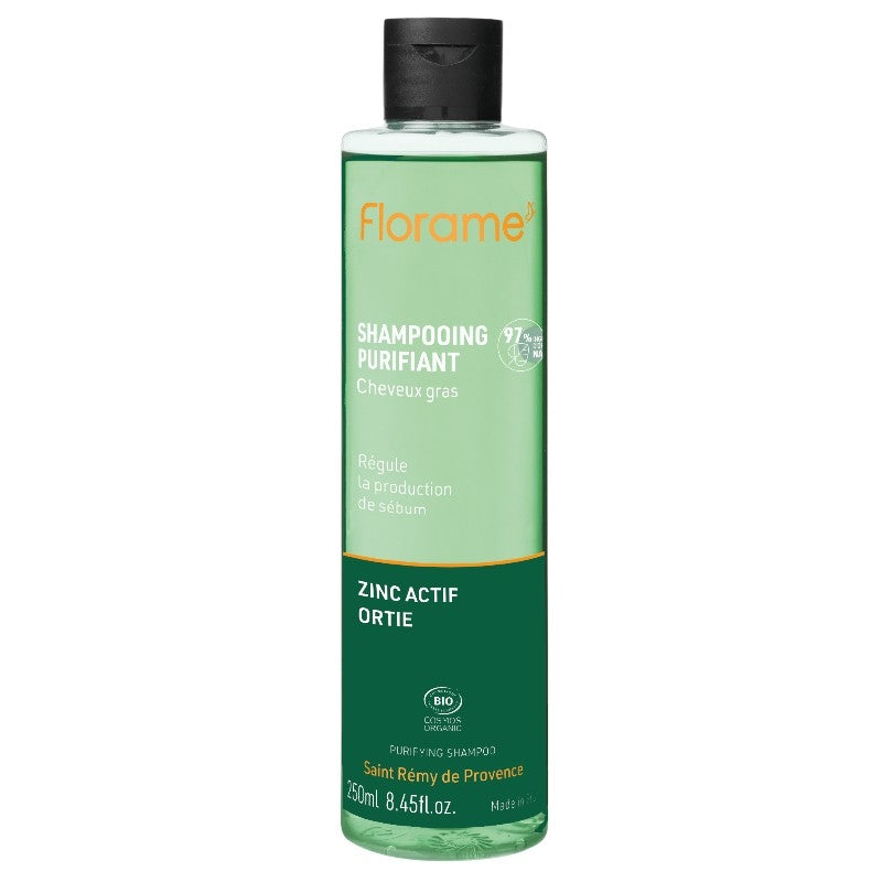 Bio-Reinigungsshampoo mit Zink und Brennnessel – 250 ml – Florame