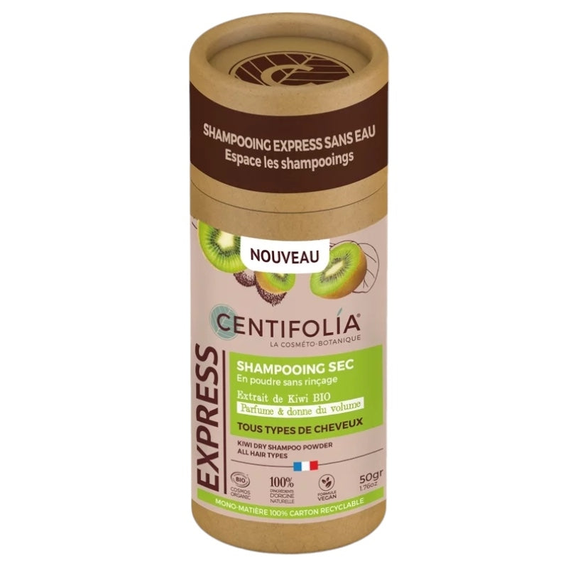 Bio-Kiwi-Trockenshampoo-Pulver, ohne Ausspülen – 50 g – Centifolia