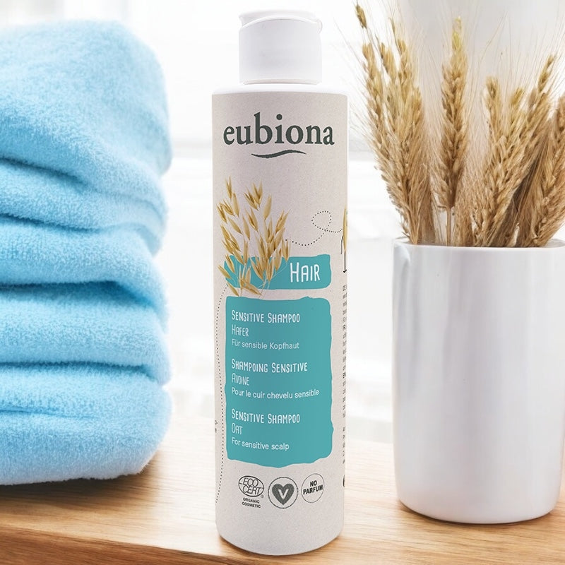 Bio-Hafer-Shampoo für empfindliche Haut - 200 ml - Eubiona